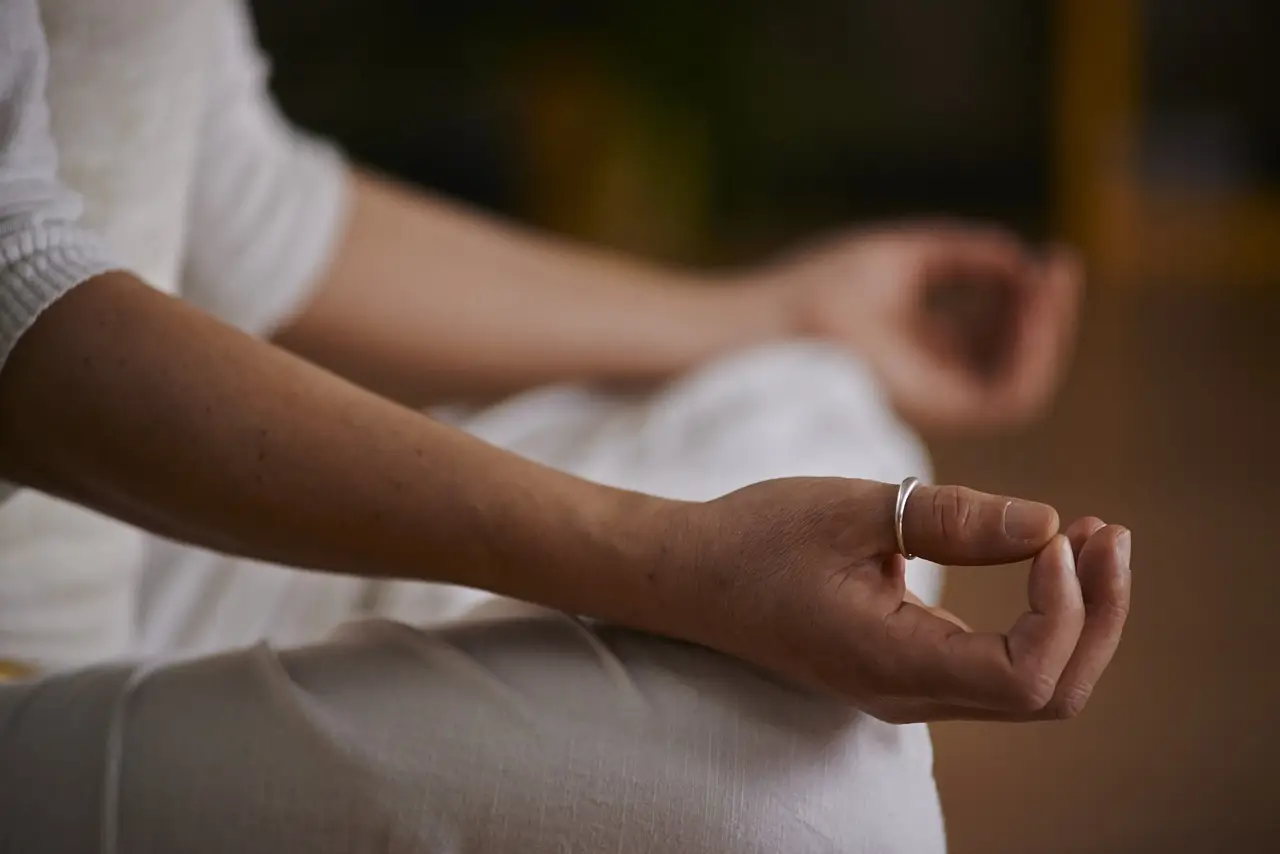 Mindfulness and yoga practice at Holina Rehab, Koh Phangan