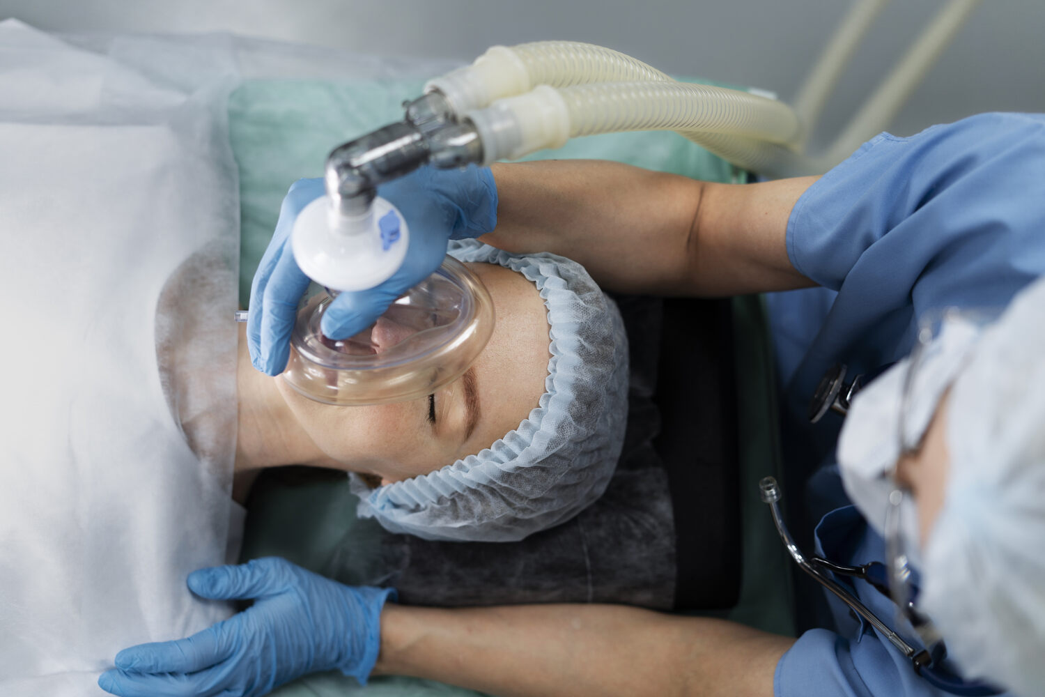Ketamine used as an anaesthetic in a supervised clinical setting