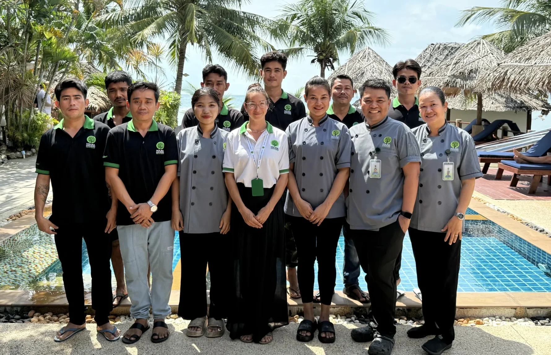 Restaurant Staff at Holina Rehab, Koh Phangan Thailand