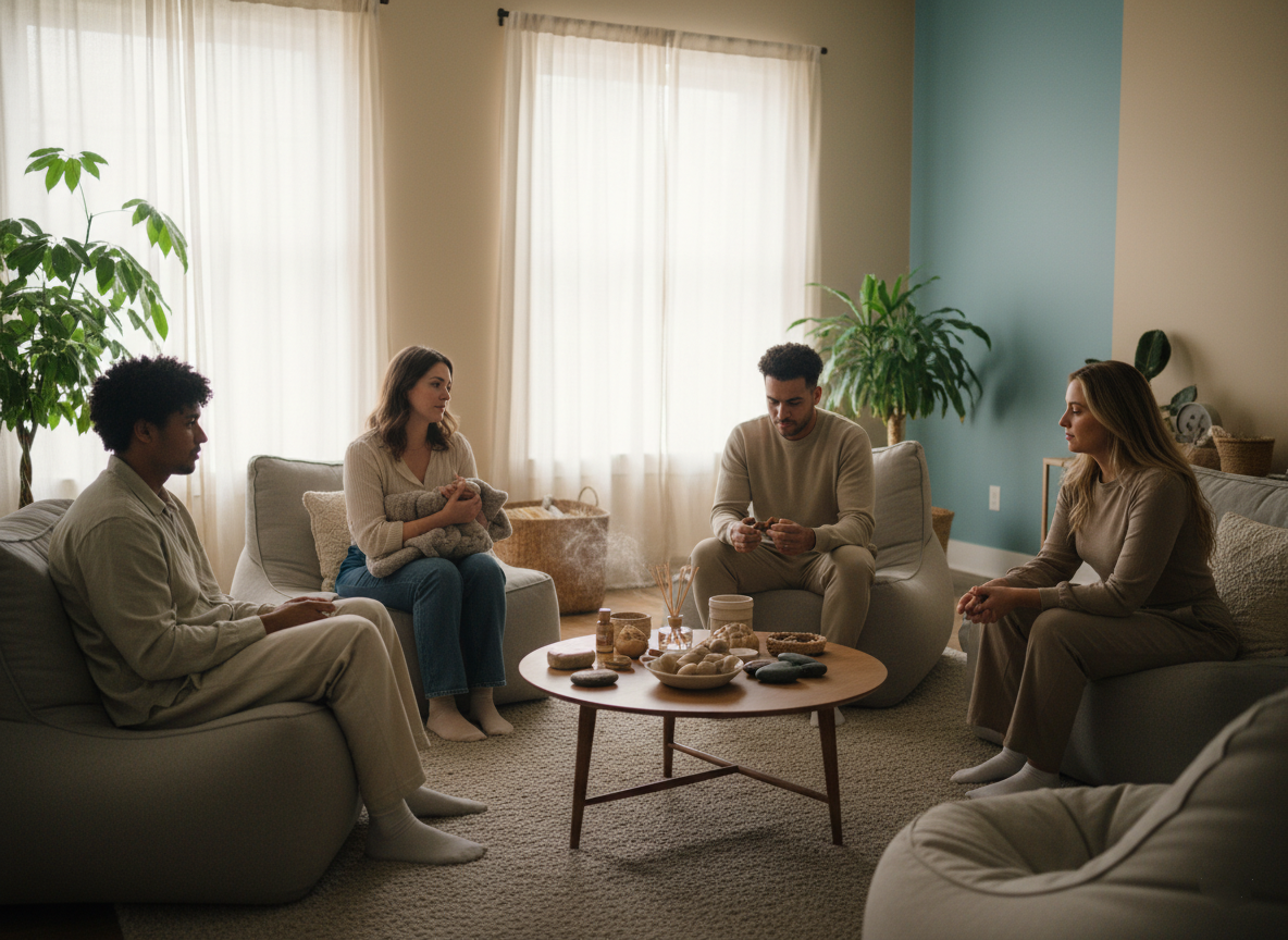Inclusive, sensory-friendly treatment space at Holina Rehab