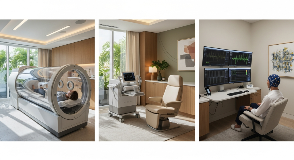 Comparing Addiction Treatment Technologies: HBOT vs. TMS vs. Neurofeedback
