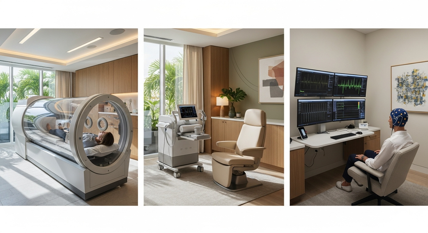 Comparing Addiction Treatment Technologies: HBOT vs. TMS vs. Neurofeedback